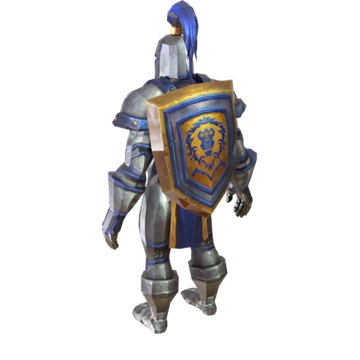 after: Remove the knight's sword.